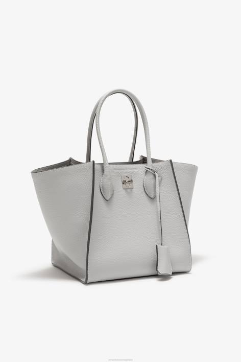 γυναίκες Ermanno Scervino grigio σφυρήλατο δέρμα μοσχαριού maggie τσάντα F0F4152