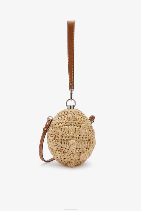 γυναίκες Ermanno Scervino μπεζ raffia boom boom bag F0F4143