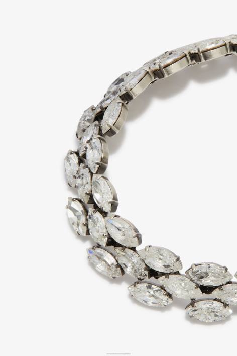 γυναίκες Ermanno Scervino argento κρυστάλλινο τσόκερ F0F4178