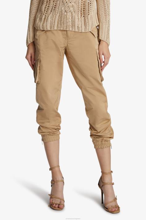 γυναίκες Ermanno Scervino μαύρος τεχνικό παντελόνι duchesse cargo F0F4105