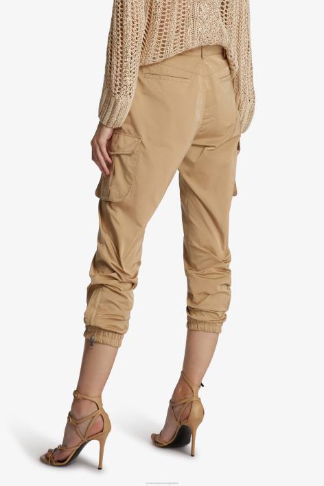 γυναίκες Ermanno Scervino μαύρος τεχνικό παντελόνι duchesse cargo F0F4105