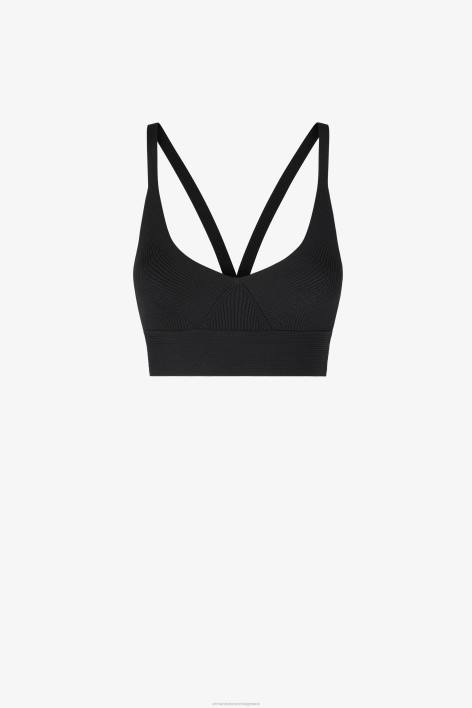 γυναίκες Ermanno Scervino μαύρος πλεκτό crop top F0F471