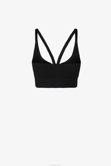 γυναίκες Ermanno Scervino μαύρος πλεκτό crop top F0F471