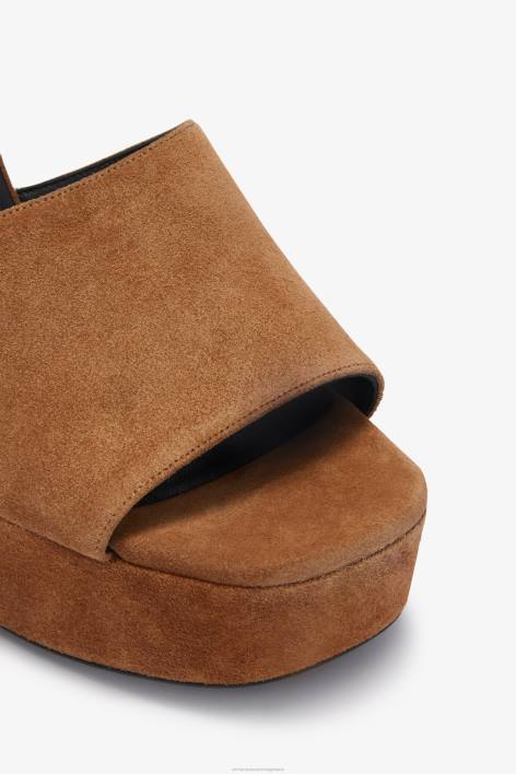 γυναίκες Ermanno Scervino καφέ σανδάλια πλατφόρμας F0F4170